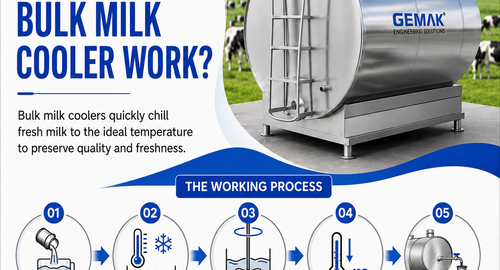 Bulk milk cooler work