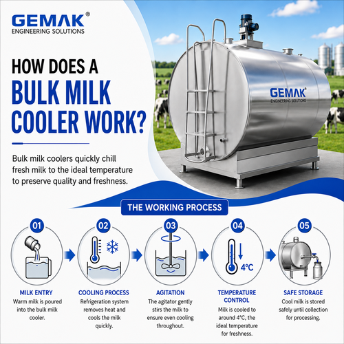 Bulk milk cooler work